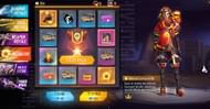 Click on the exchange button to access the exchange section (Image via Garena)